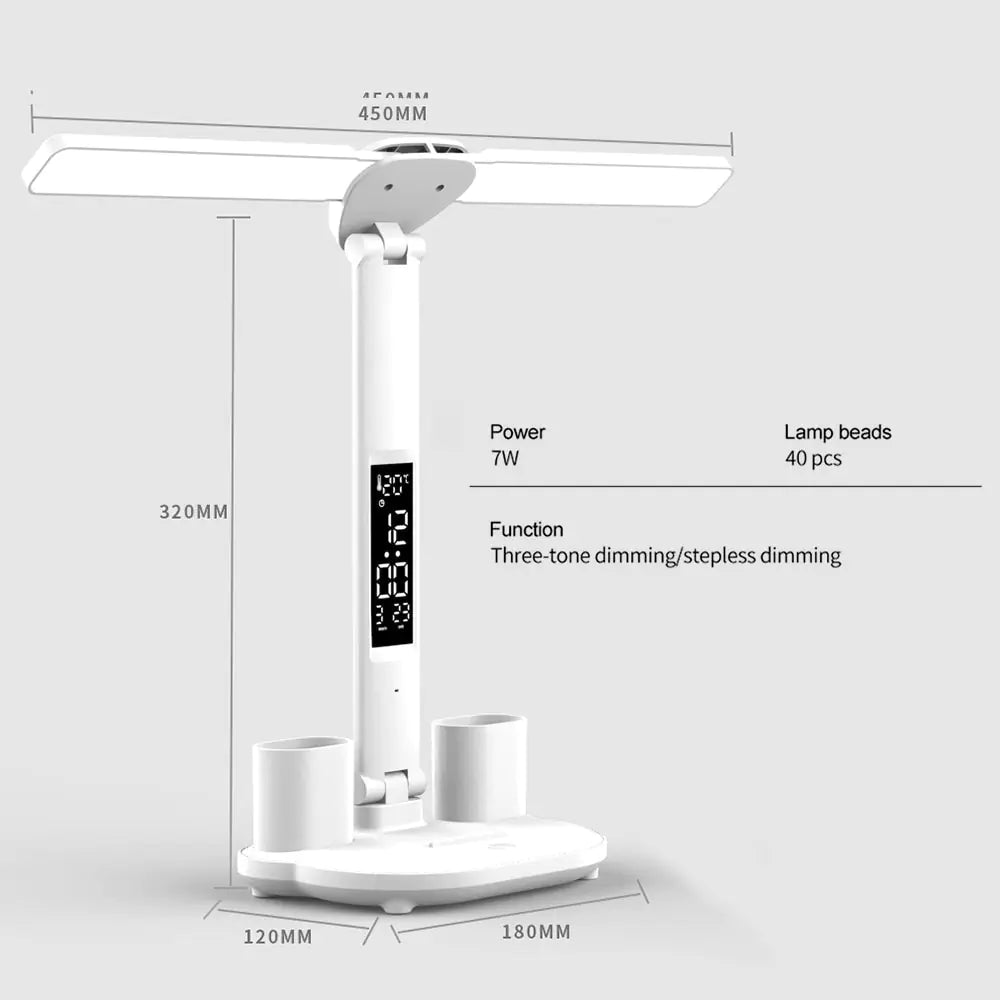 LED Lampe mit Stifthalterung.