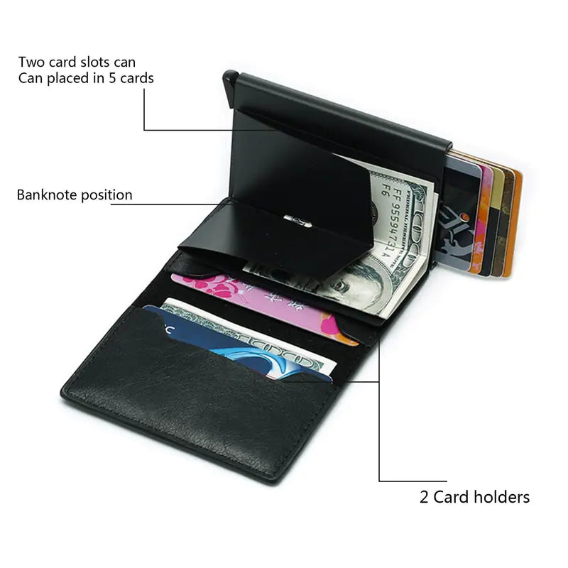 Geldbörse  Wallet Anti-theft Brush Design